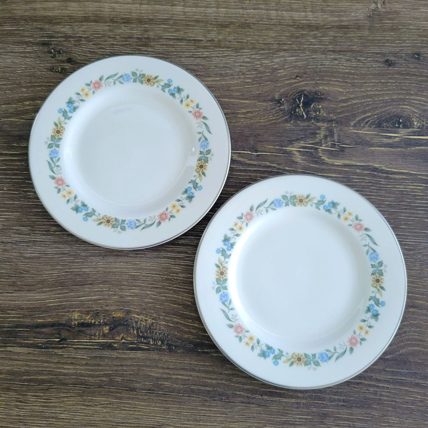 Royal Doulton Pastorale Bread Plate Set of 2, c.1970-90 England