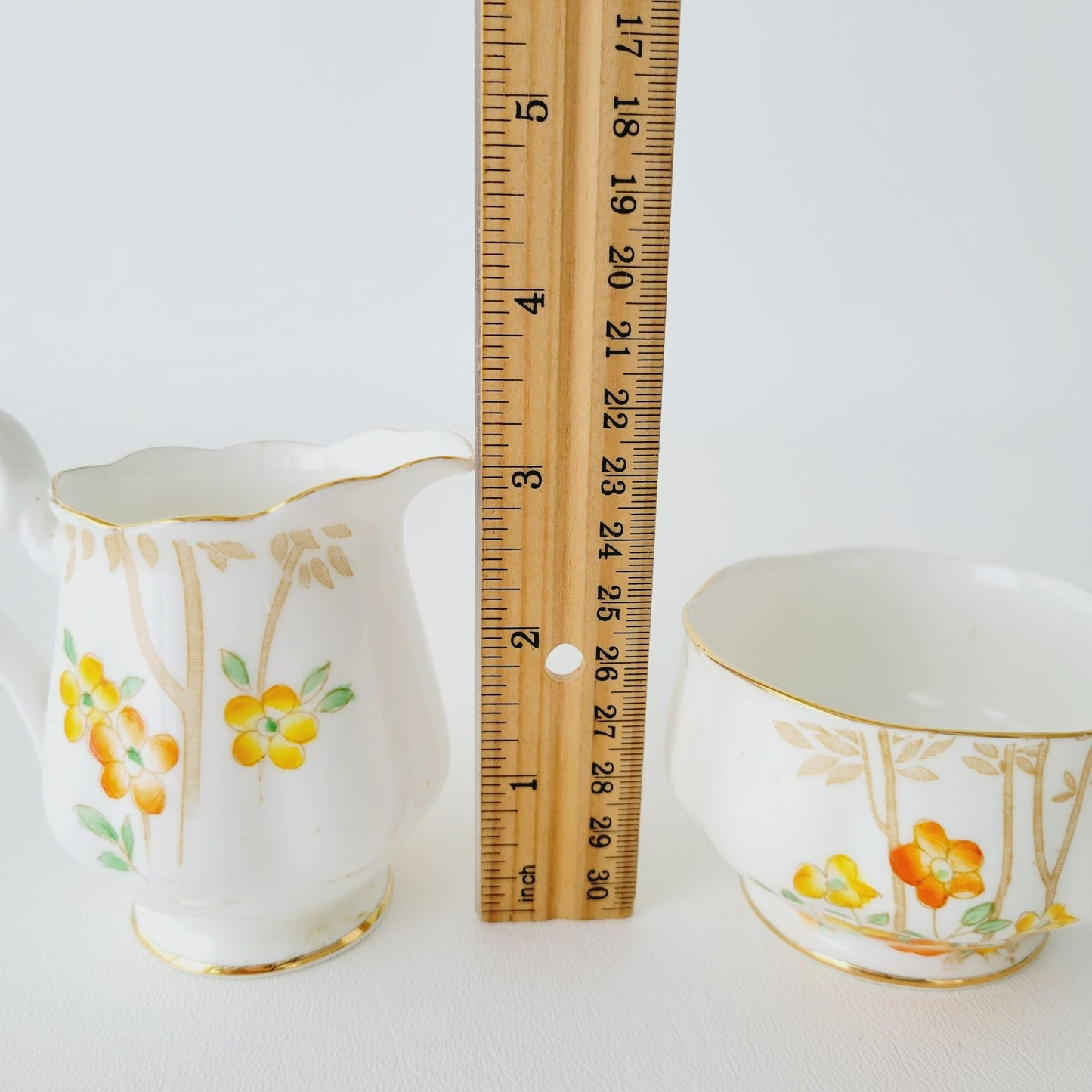 Rare Royal Albert Petite Creamer & Sugar Bowl, Crown China Dell c.1927-35 England
