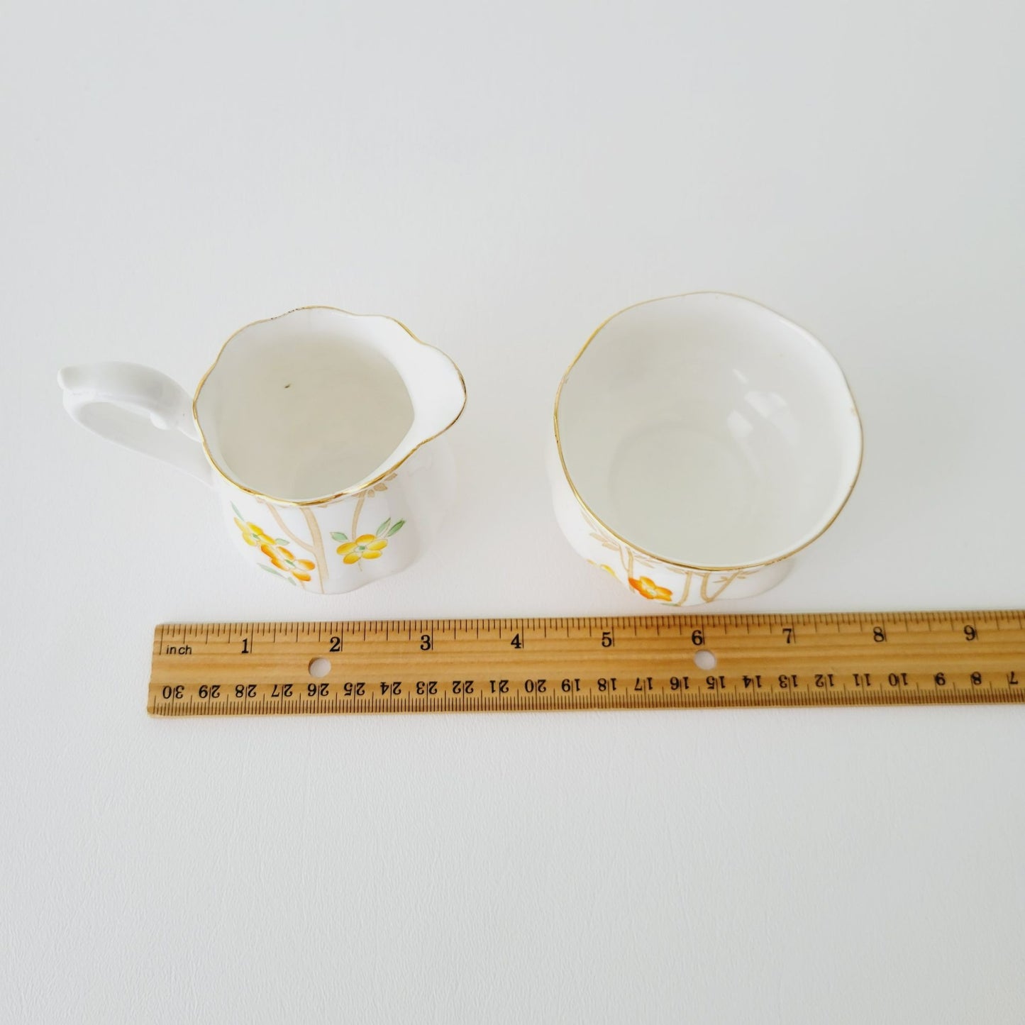 Rare Royal Albert Petite Creamer & Sugar Bowl, Crown China Dell c.1927-35 England