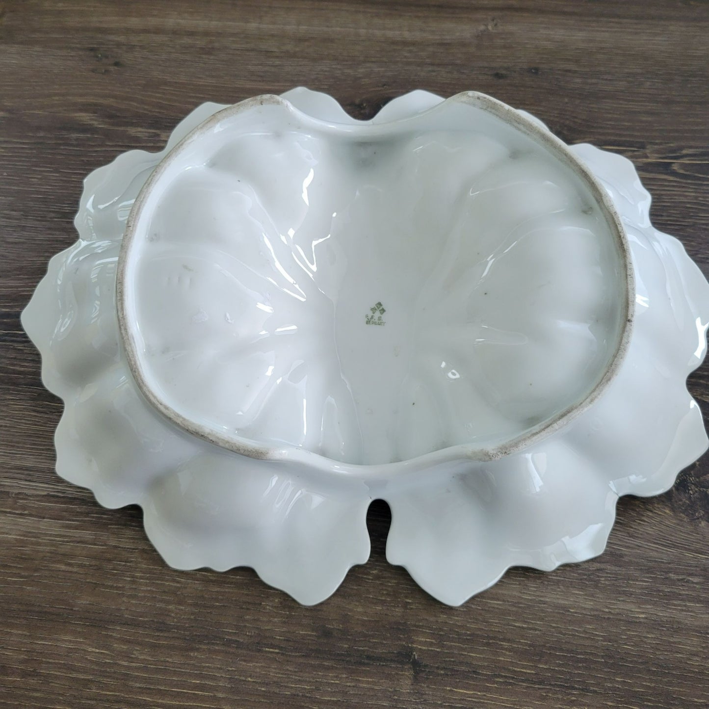 Antique JS Porcelain Blue & White Lobster Serving Dish, c.1896-1916 Germany