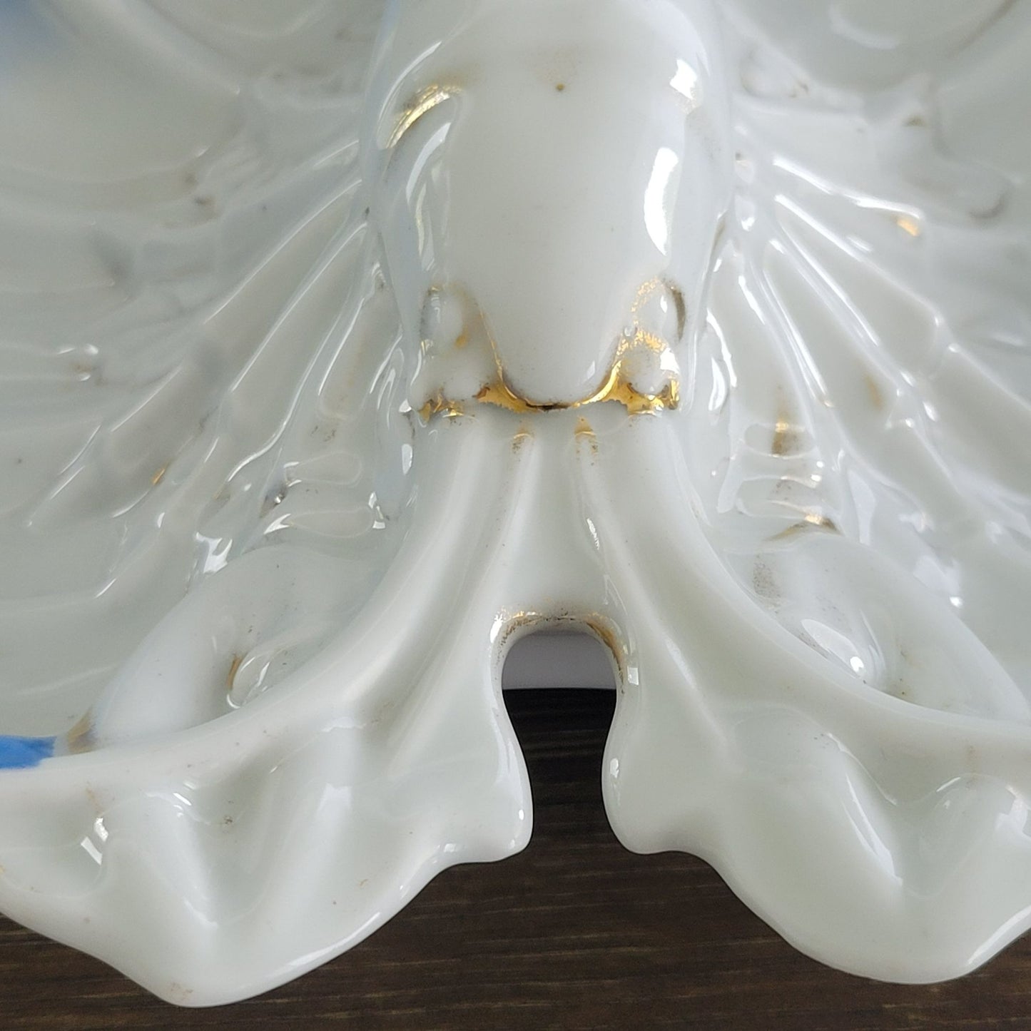 Antique JS Porcelain Blue & White Lobster Serving Dish, c.1896-1916 Germany