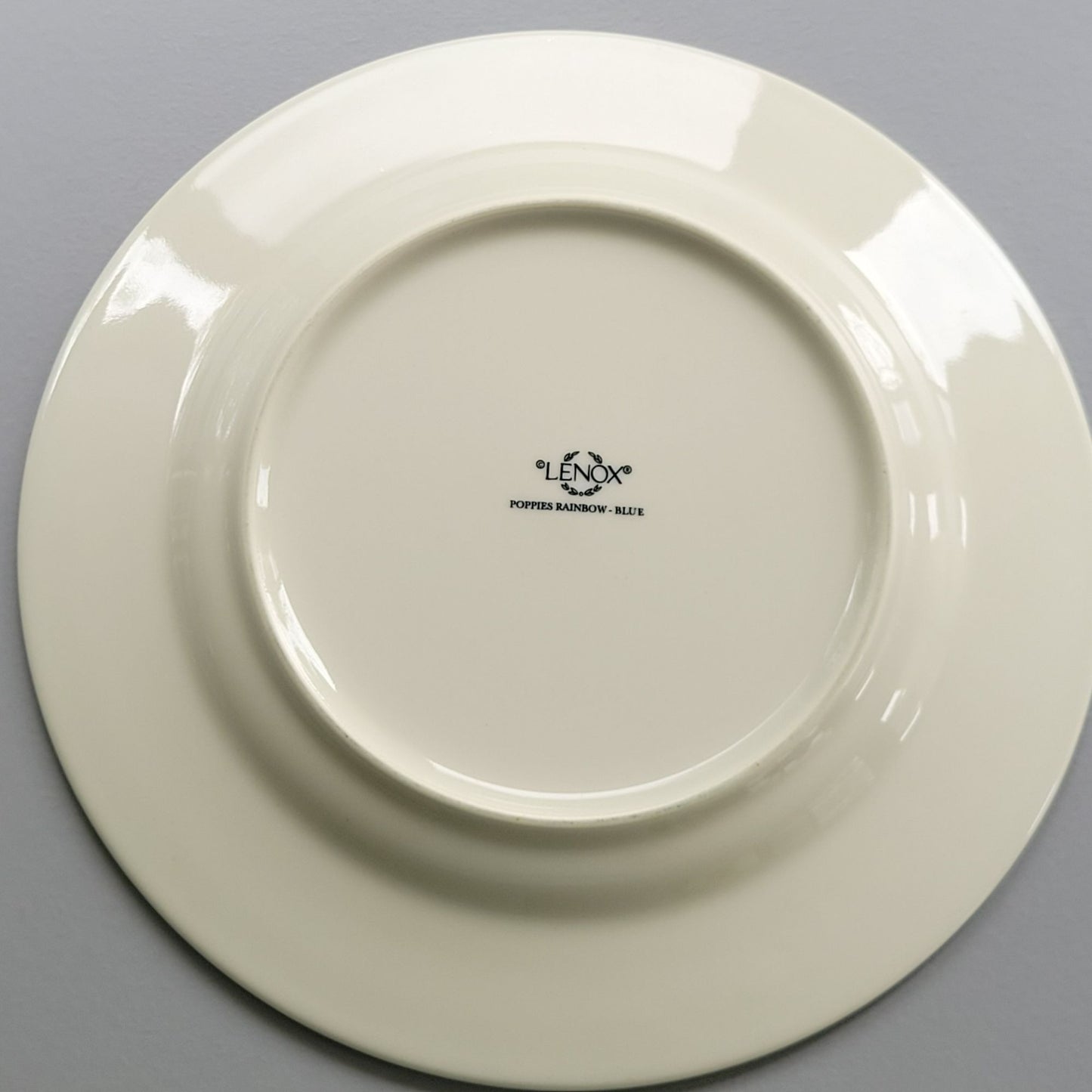 Lenox Poppies Rainbow Blue Dinner Plate c.1998-99 Japan
