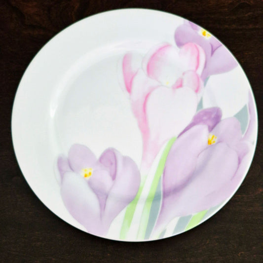 Mikasa "Spring Crocus" Salad Plate Set of 2, c.1984-87 Japan