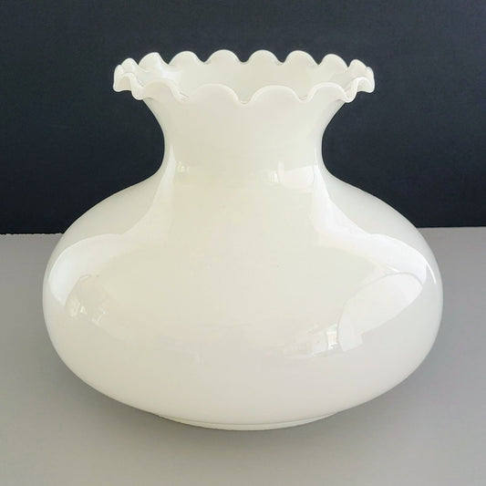 Vintage Hand Painted Floral Hurricane Lamp Shade