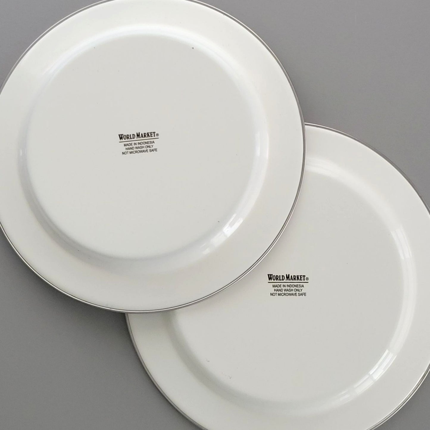 World Market Christmas Mouse Holiday Enamel Plate & Bowl Set of 3