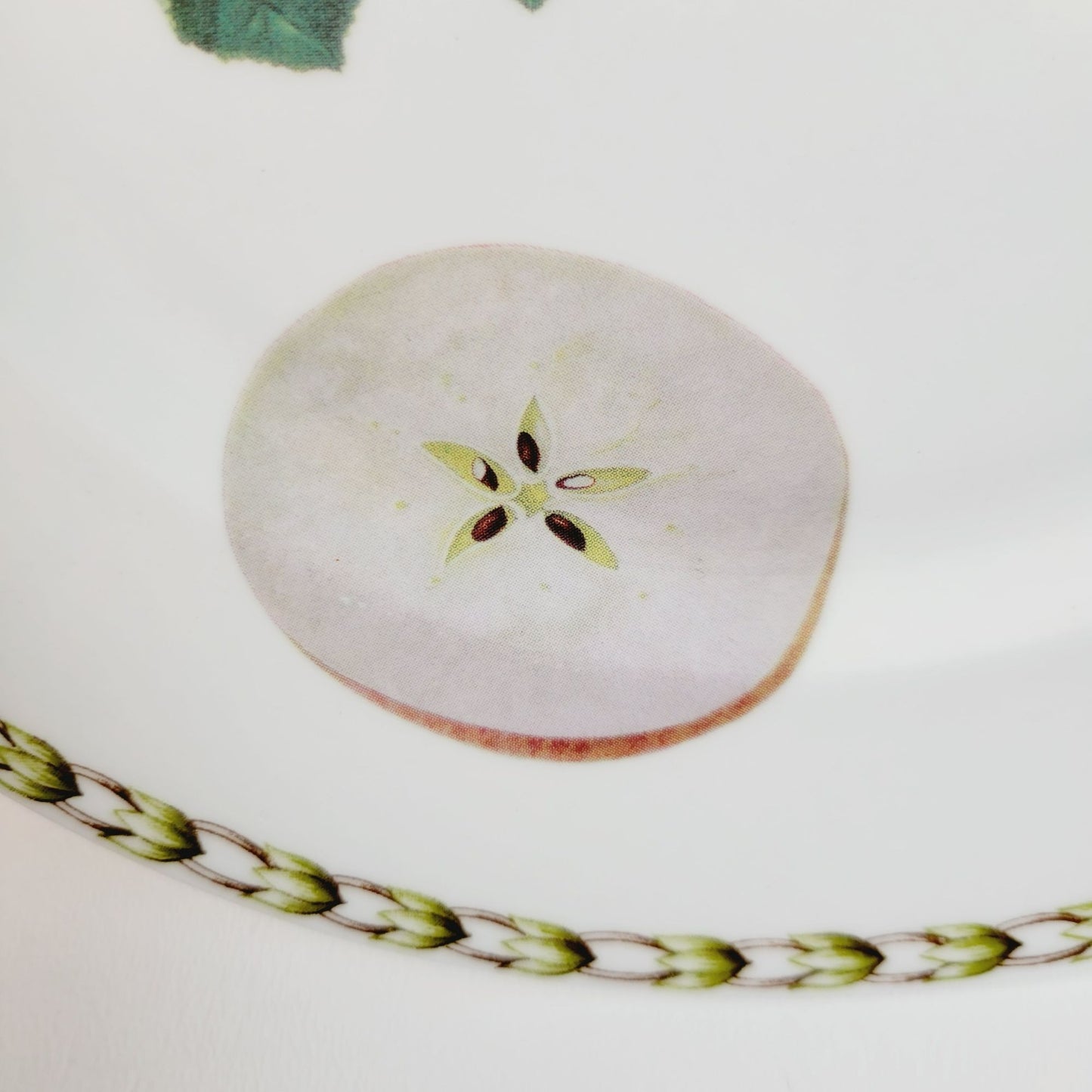 Queen's Hookers Fruit Apple Salad Plate, Set of 2, Made in England
