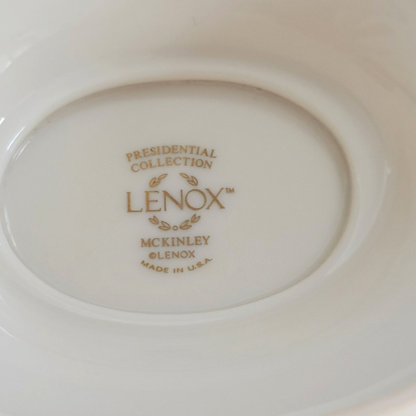 Lenox McKinley Gravy Boat, Presidential Collection, USA Made