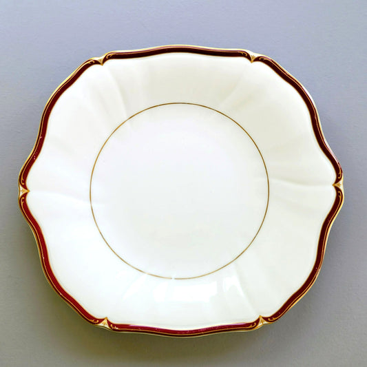 Wedgwood "Empress Ruby" Square Cake Plate, Made in England