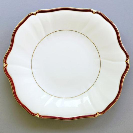 Wedgwood "Empress Ruby" Square Cake Plate, Made in England
