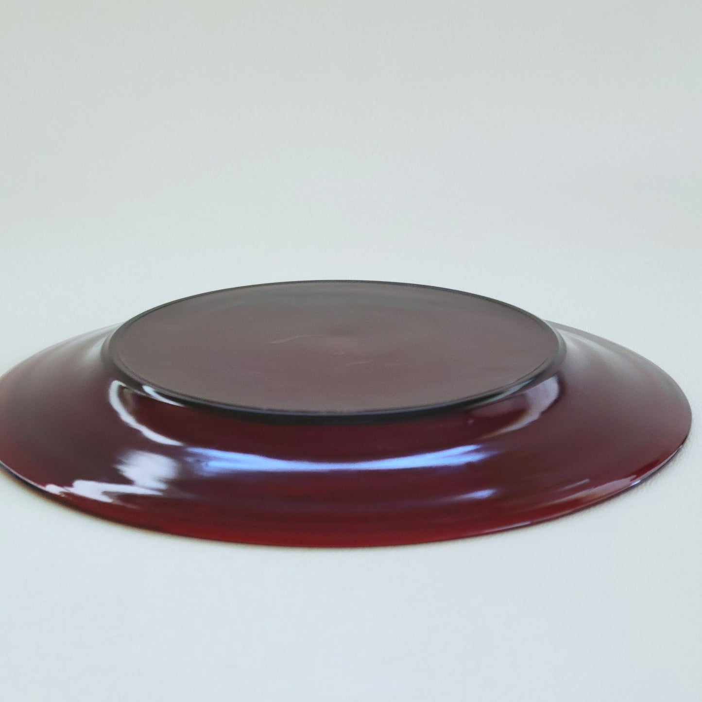 Anchor Hocking Royal Ruby Glass Salad Plate SET of 2, USA Made