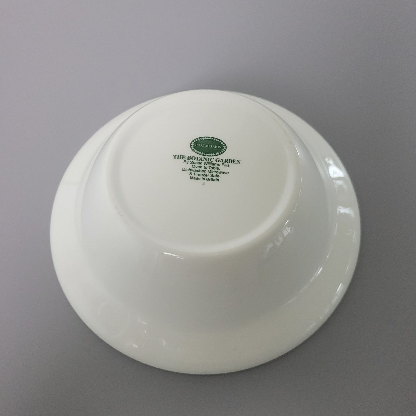 Portmeirion Botanic Garden Rim Cereal Bowl, Cyclamen Pattern