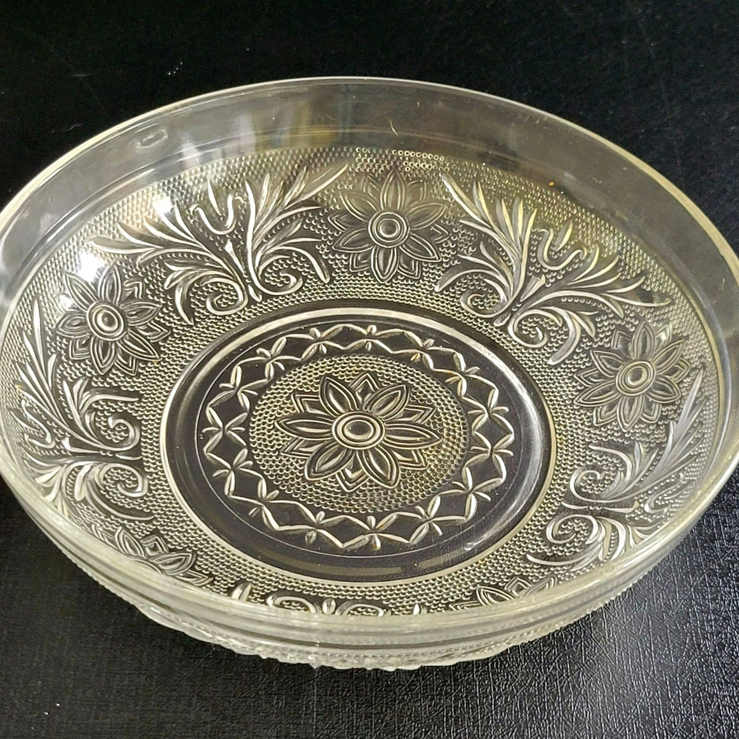 Anchor Hocking Sandwich Clear Cereal Bowl, c.1940s-60 USA