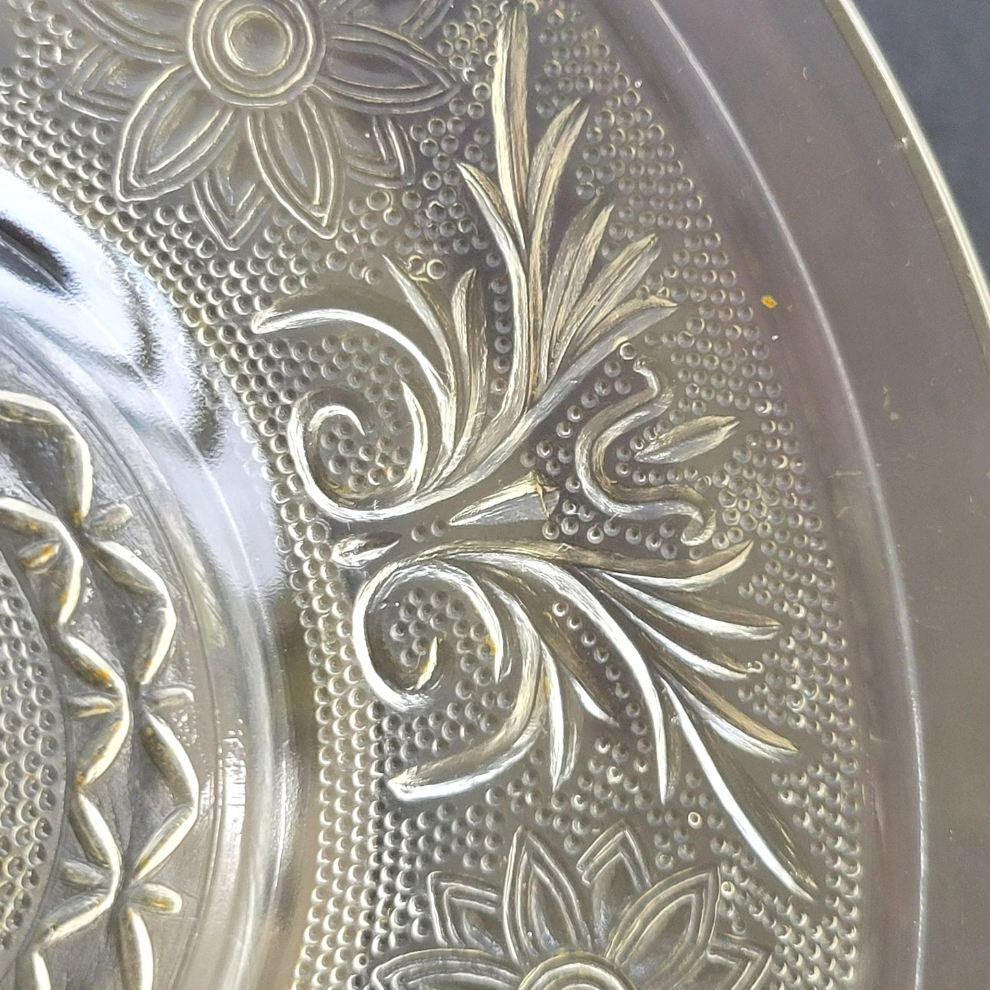 Anchor Hocking Sandwich Clear Cereal Bowl, c.1940s-60 USA