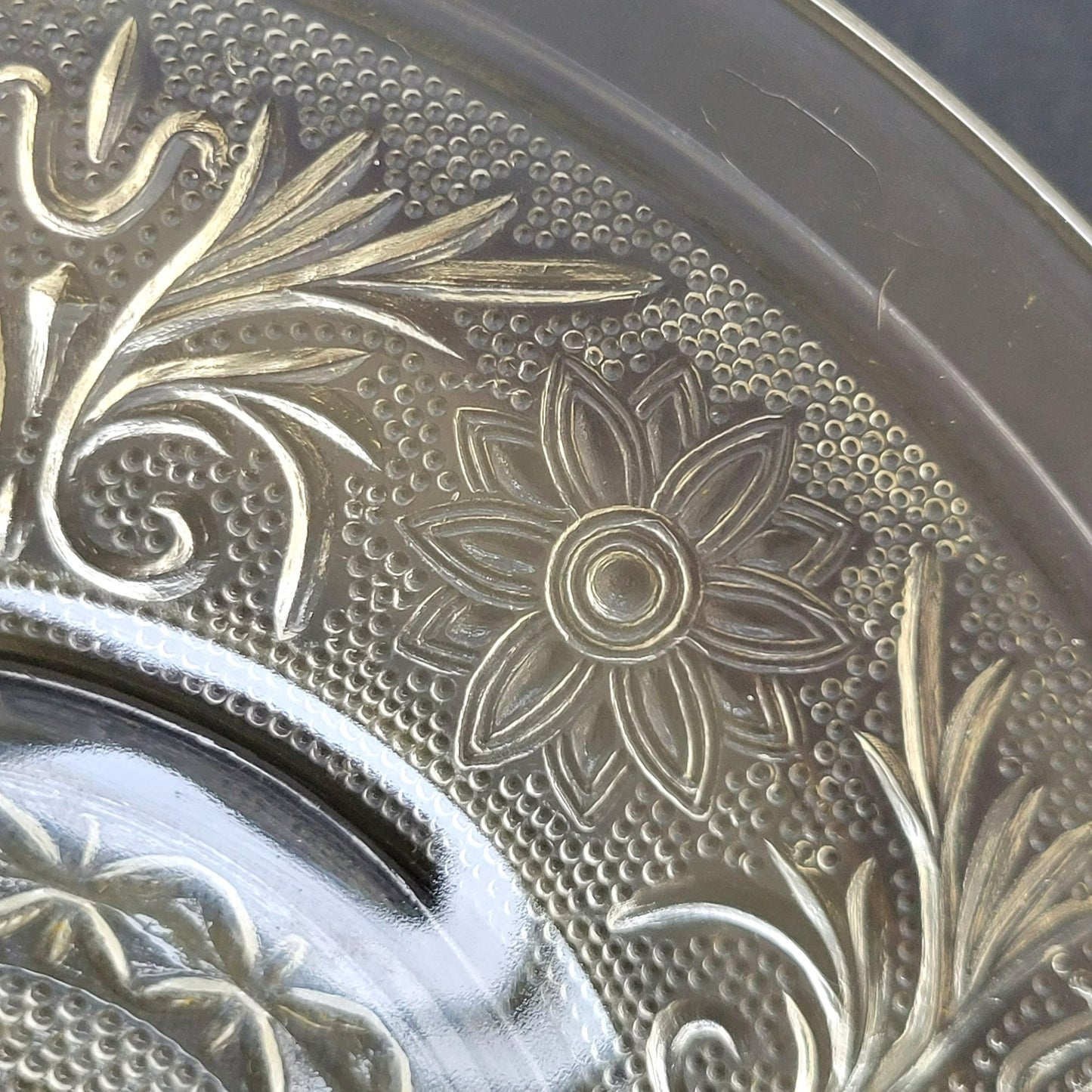 Anchor Hocking Sandwich Clear Cereal Bowl, c.1940s-60 USA