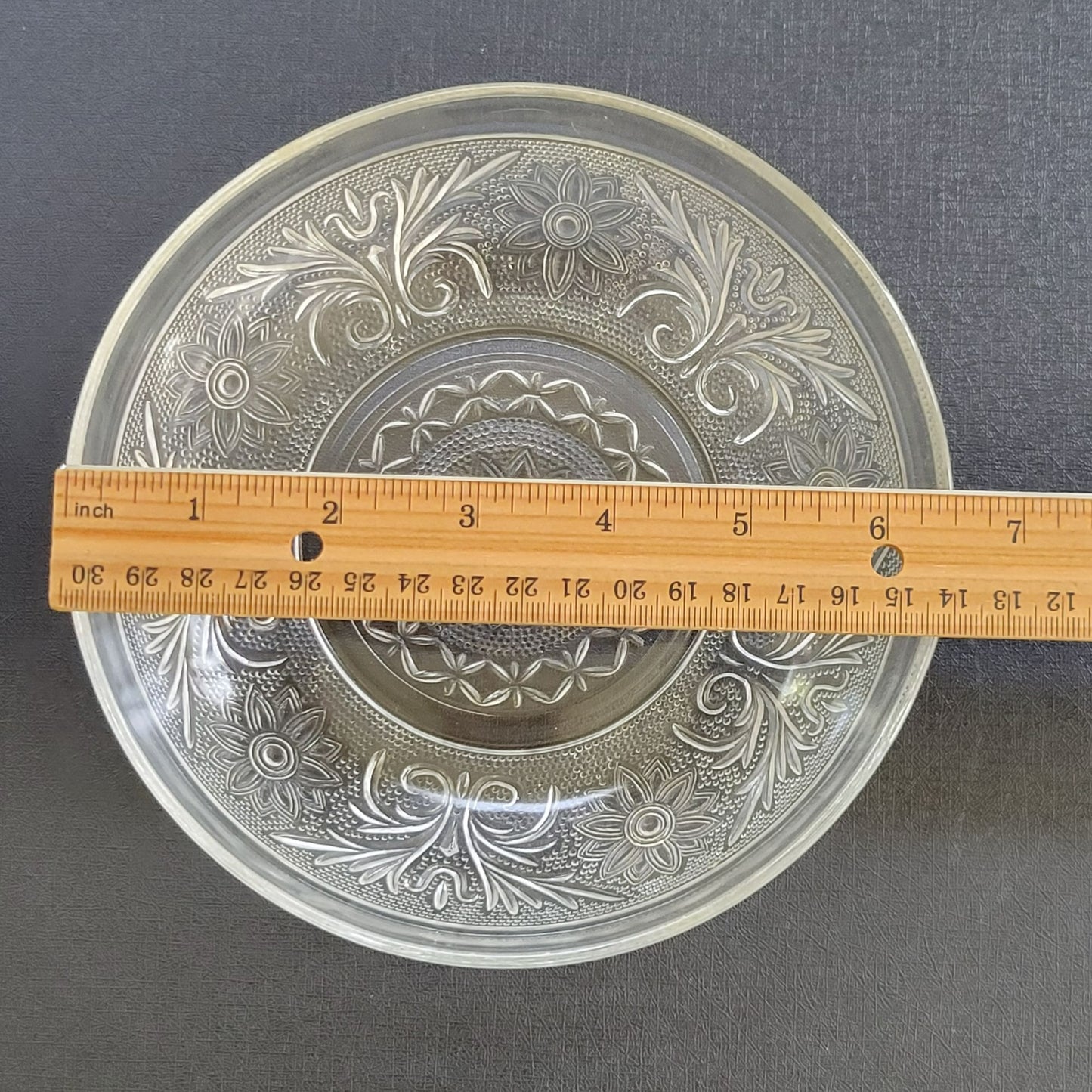 Anchor Hocking Sandwich Clear Cereal Bowl, c.1940s-60 USA