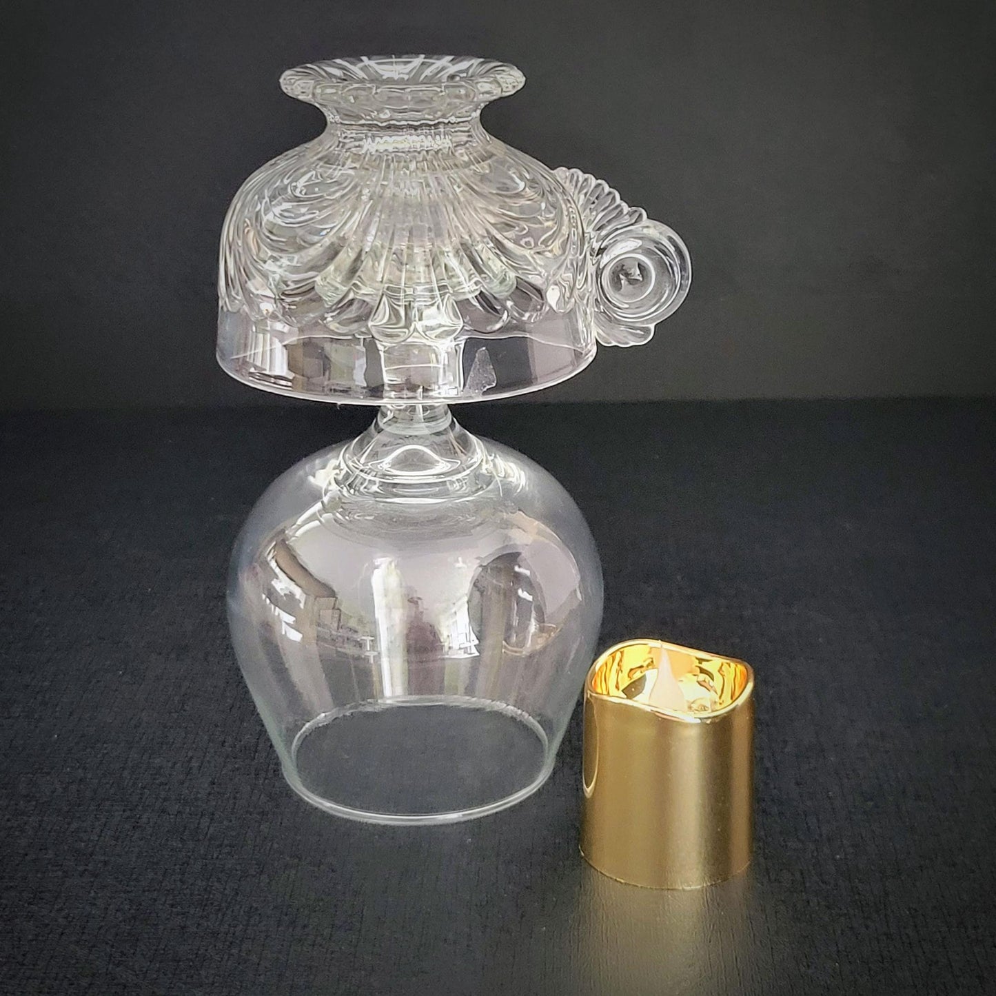 Upcycled Glass Teacup Fairy Lamp