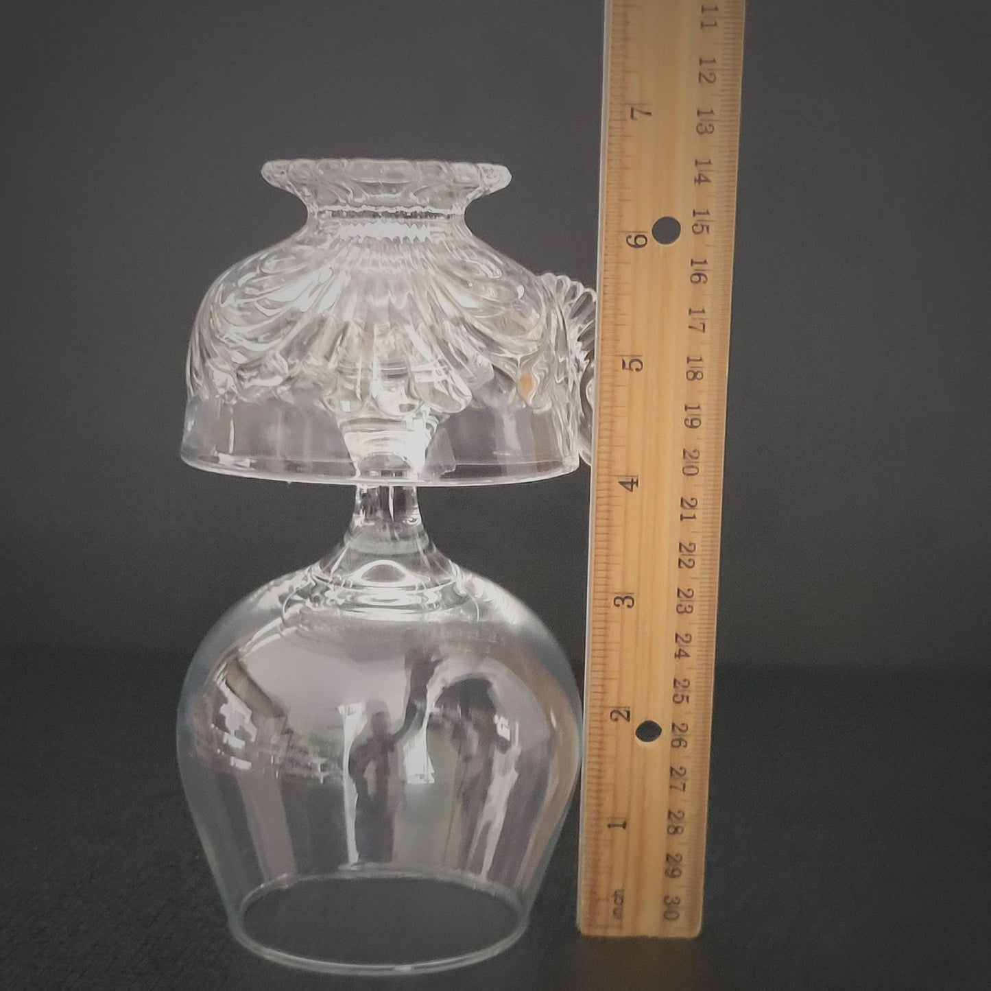 Upcycled Glass Teacup Fairy Lamp