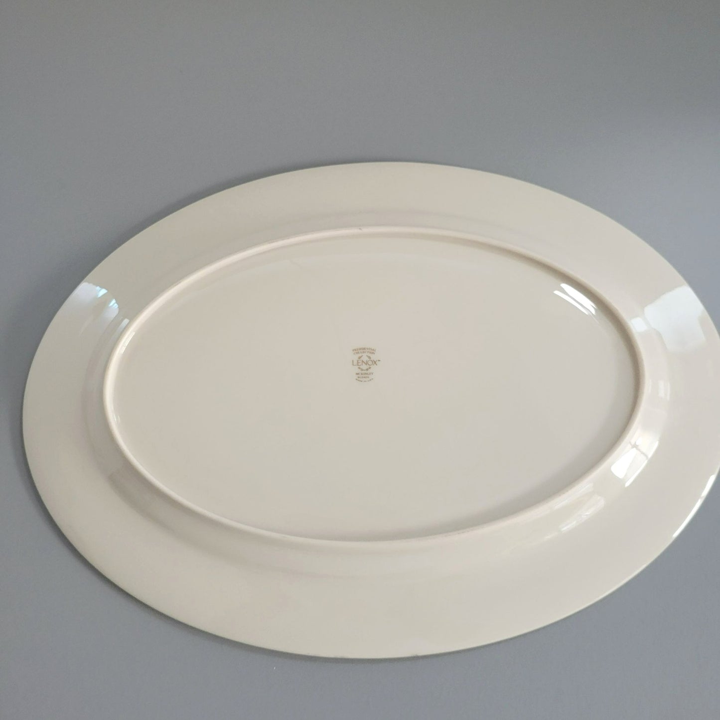 Lenox McKinley 16" Oval Serving Platter, Presidential Collection, USA