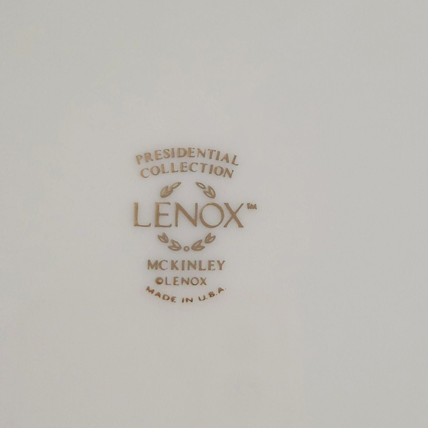 Lenox McKinley 16" Oval Serving Platter, Presidential Collection, USA