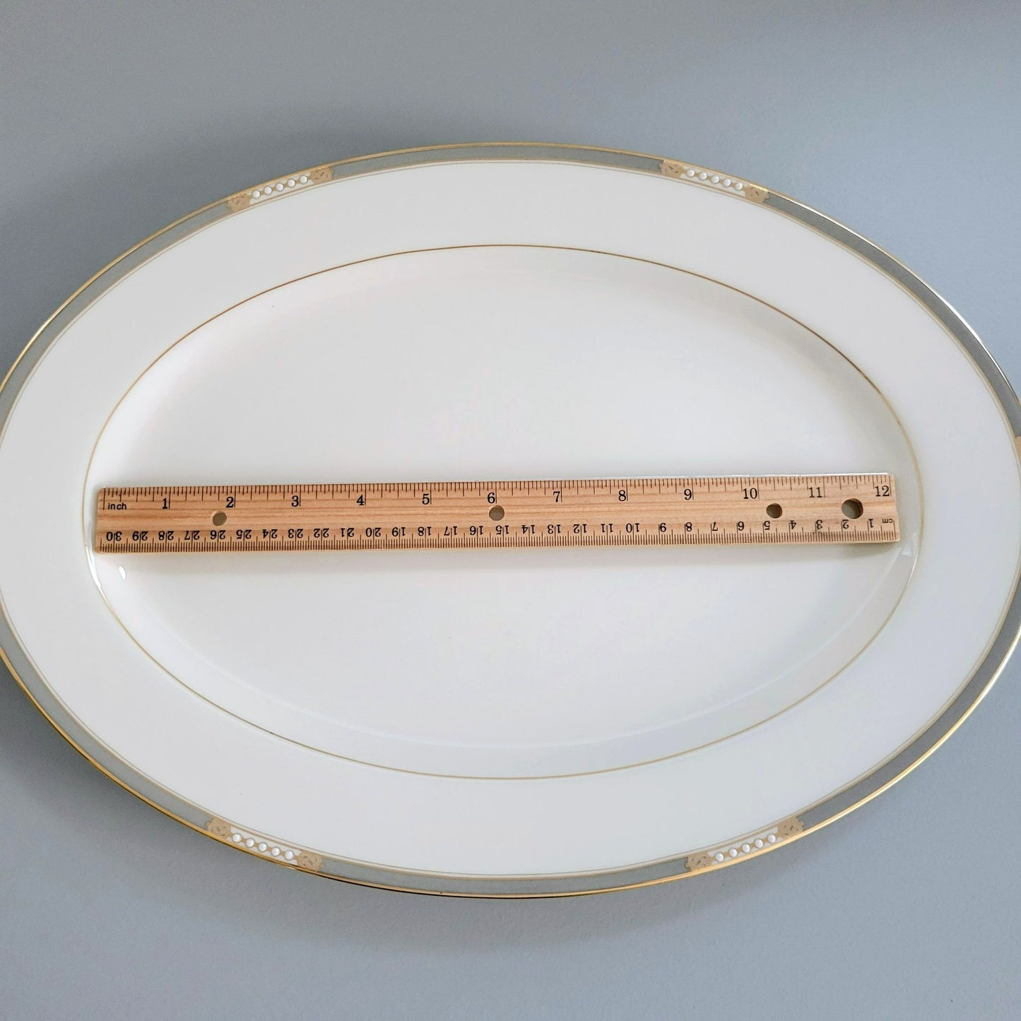Lenox McKinley 16" Oval Serving Platter, Presidential Collection, USA