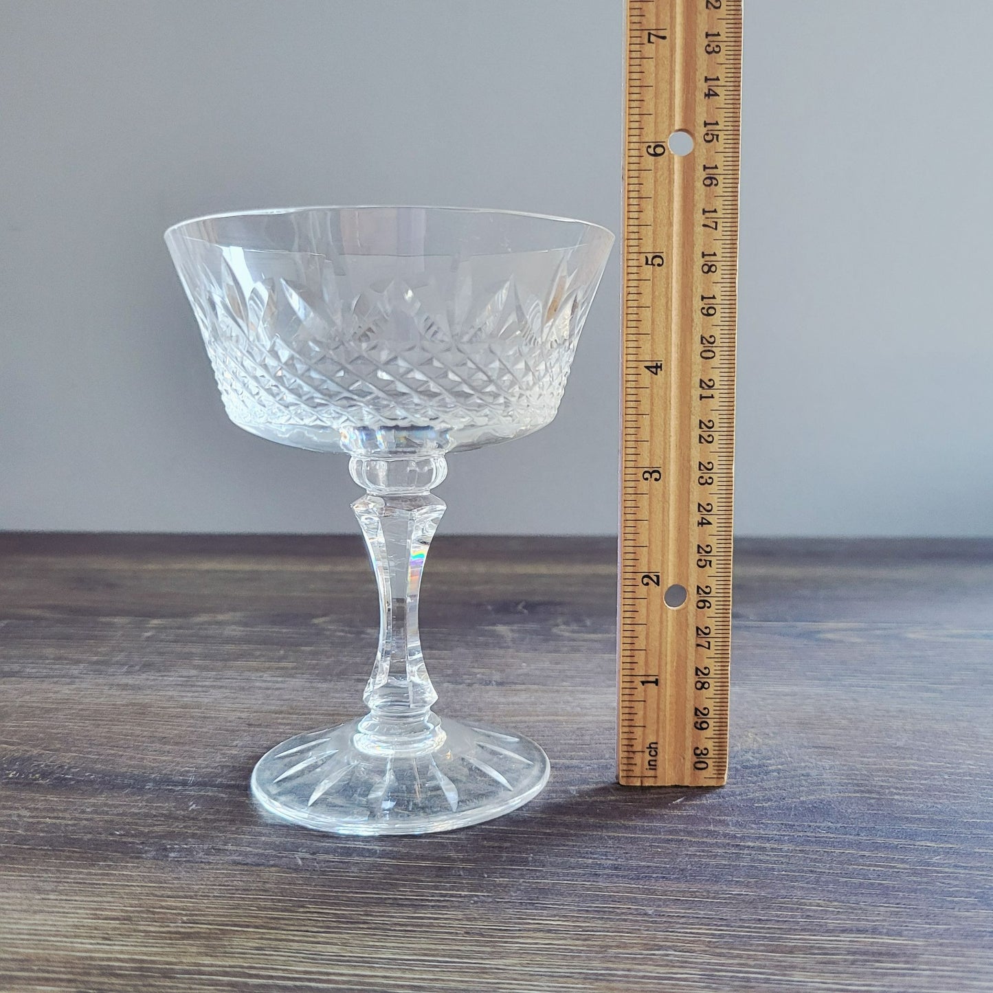 Lenox Revelry Tall Sherbet / Champagne Glasses, Set of 2, c.1975-77