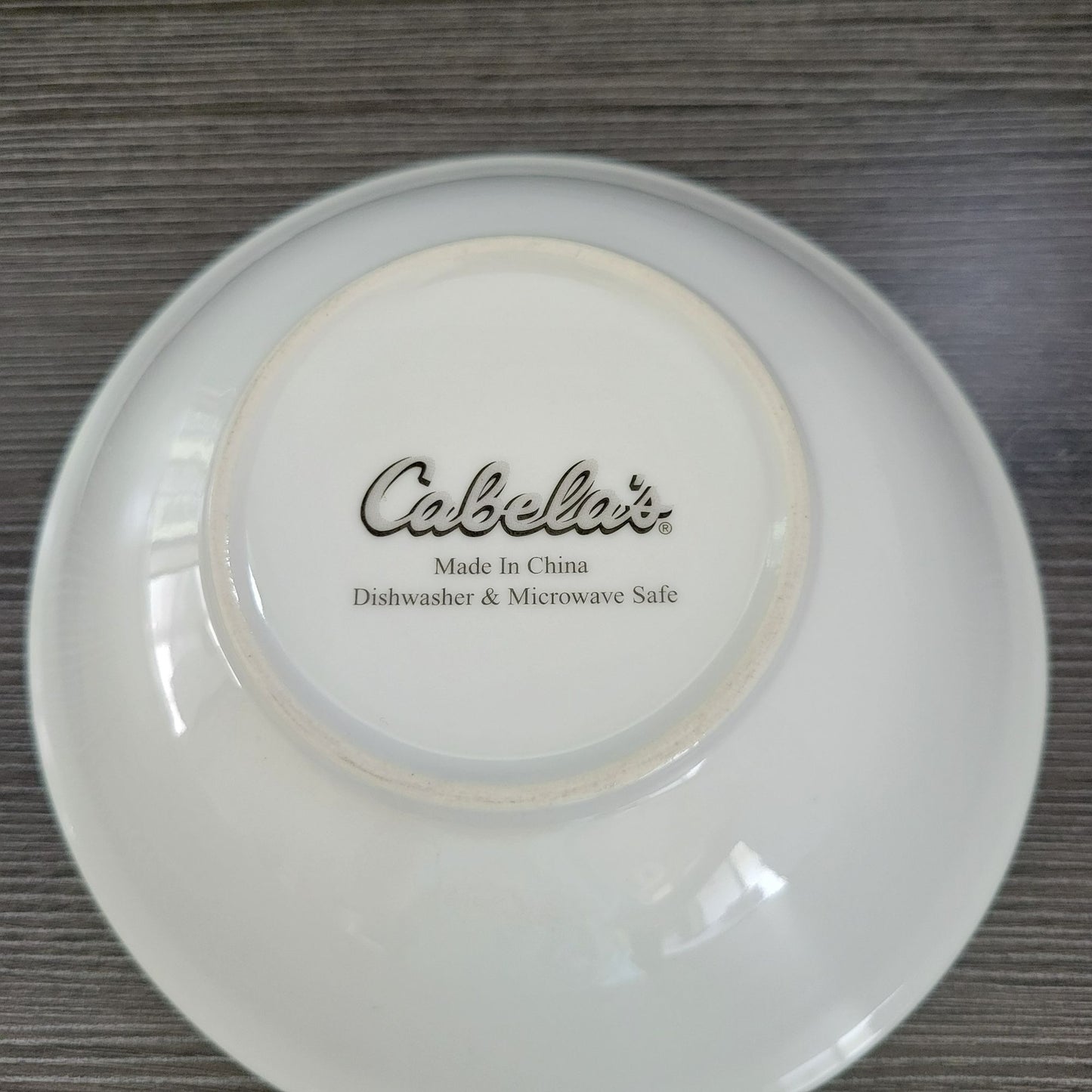 Cabela's Pinecone White Cereal Bowl