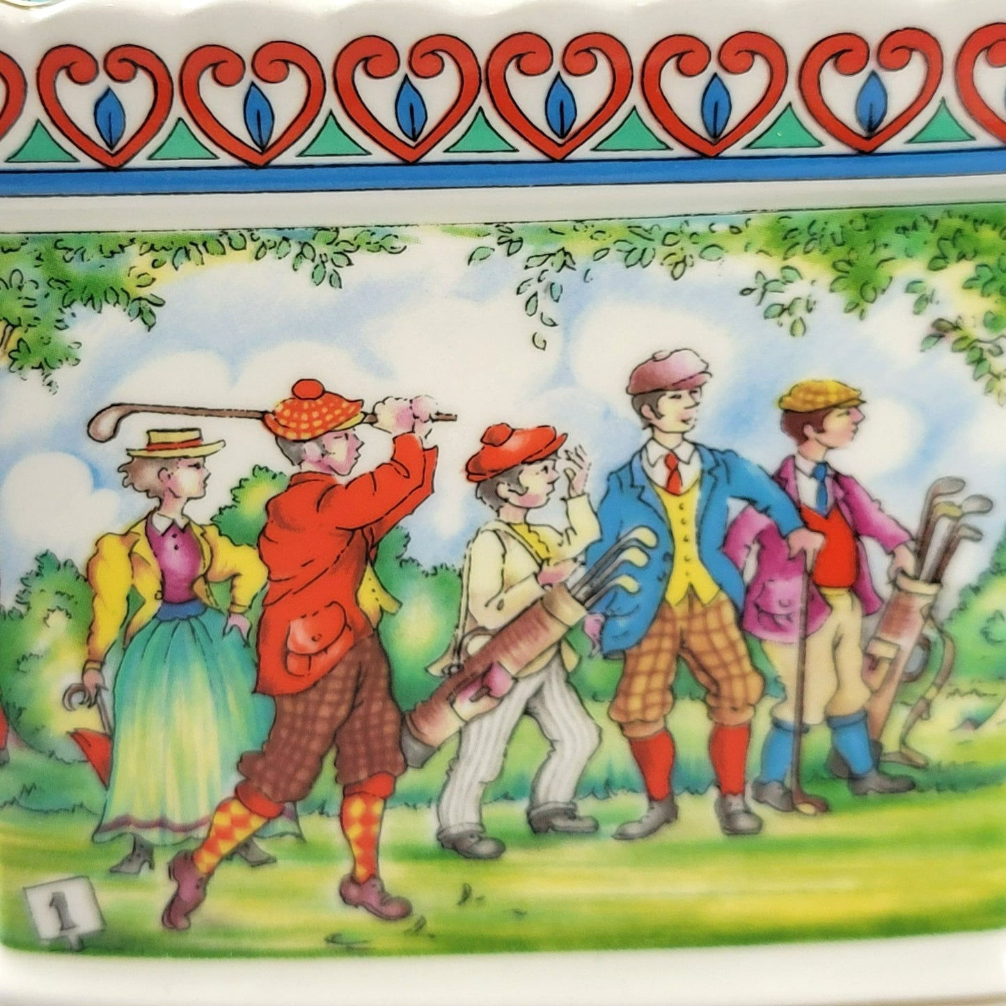 Sadler A Round Of Golf Mini Teapot, Championship Collection, Made in England