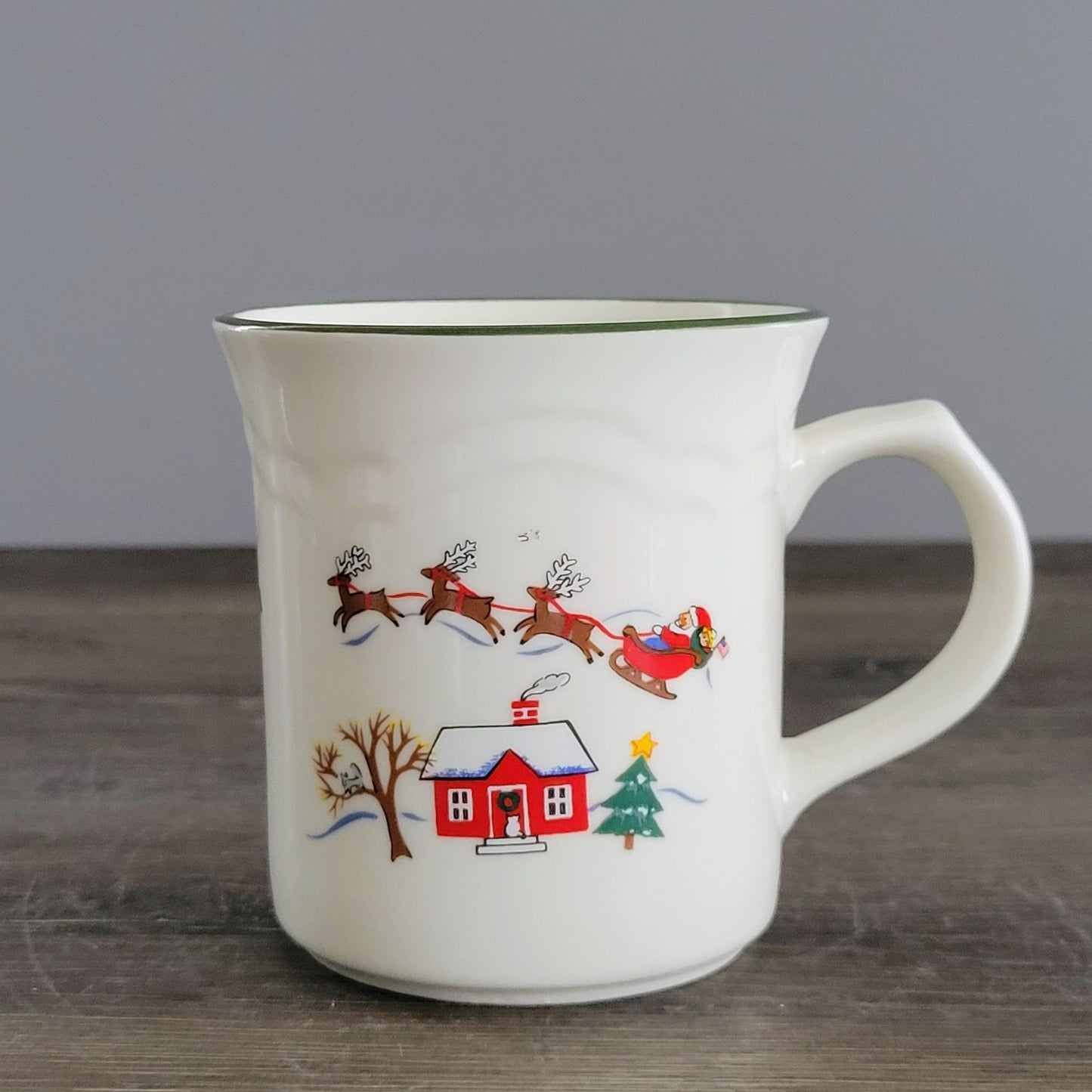 Pfaltzgraff Snow Village Coffee Mug, Set of 2, c.1990s