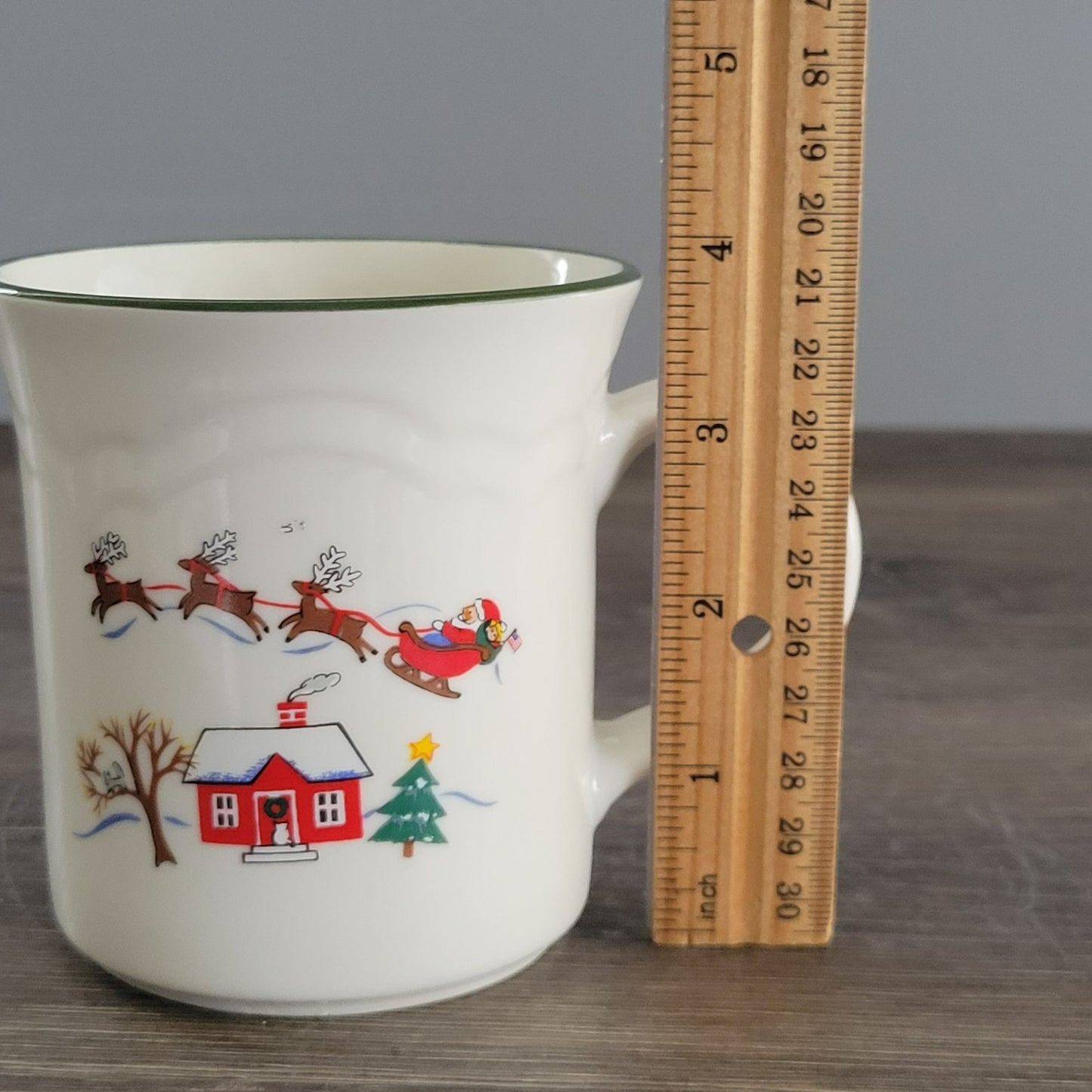 Pfaltzgraff Snow Village Coffee Mug, Set of 2, c.1990s