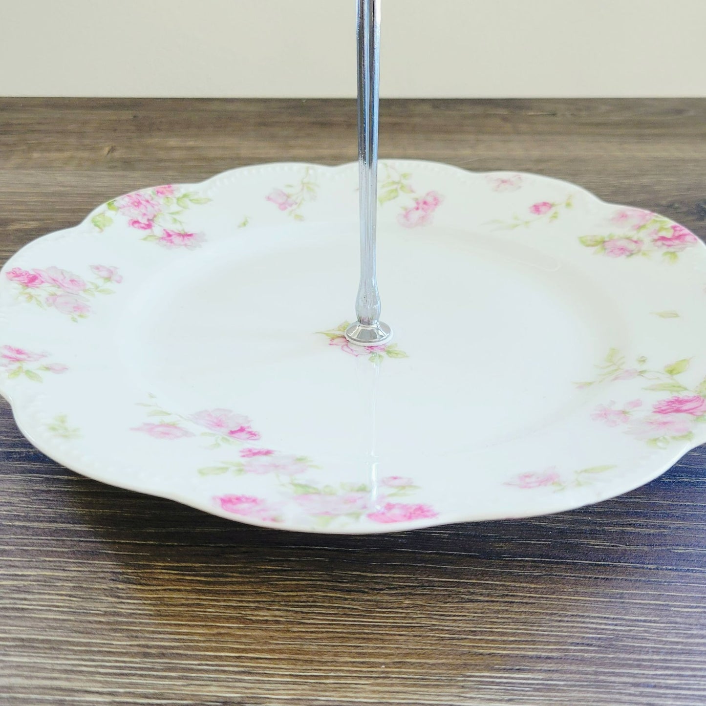 Mismatched Limoges 3-Tiered Dessert Stand