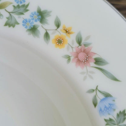 Royal Doulton Pastorale Rimmed Soup Bowl, c.1970-90s England