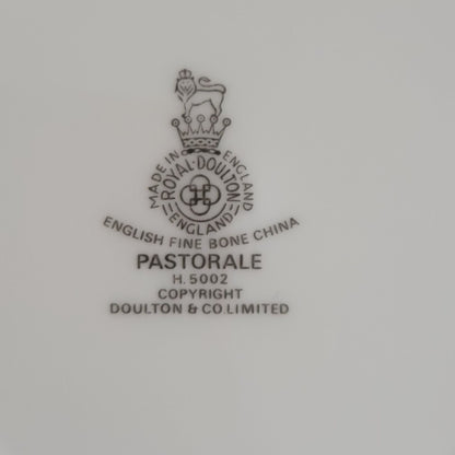 Royal Doulton Pastorale Rimmed Soup Bowl, c.1970-90s England