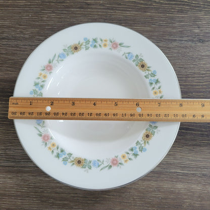 Royal Doulton Pastorale Rimmed Soup Bowl, c.1970-90s England