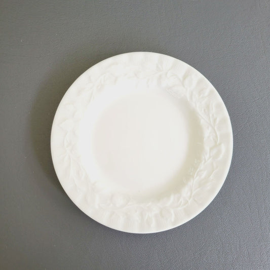 Royal Albert Old English Garden Bread Plate, All White Embossed Roses