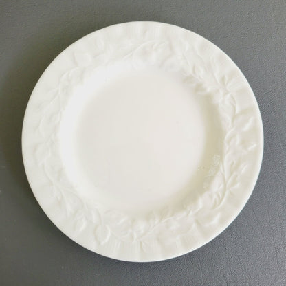 Royal Albert Old English Garden Bread Plate, All White Embossed Roses