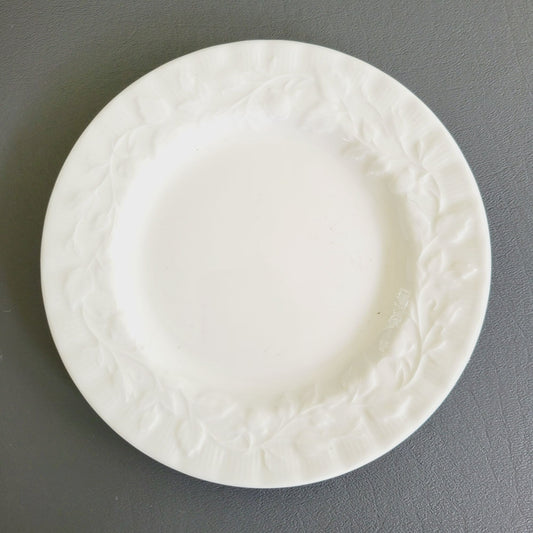 Royal Albert Old English Garden Bread Plate, All White Embossed Roses