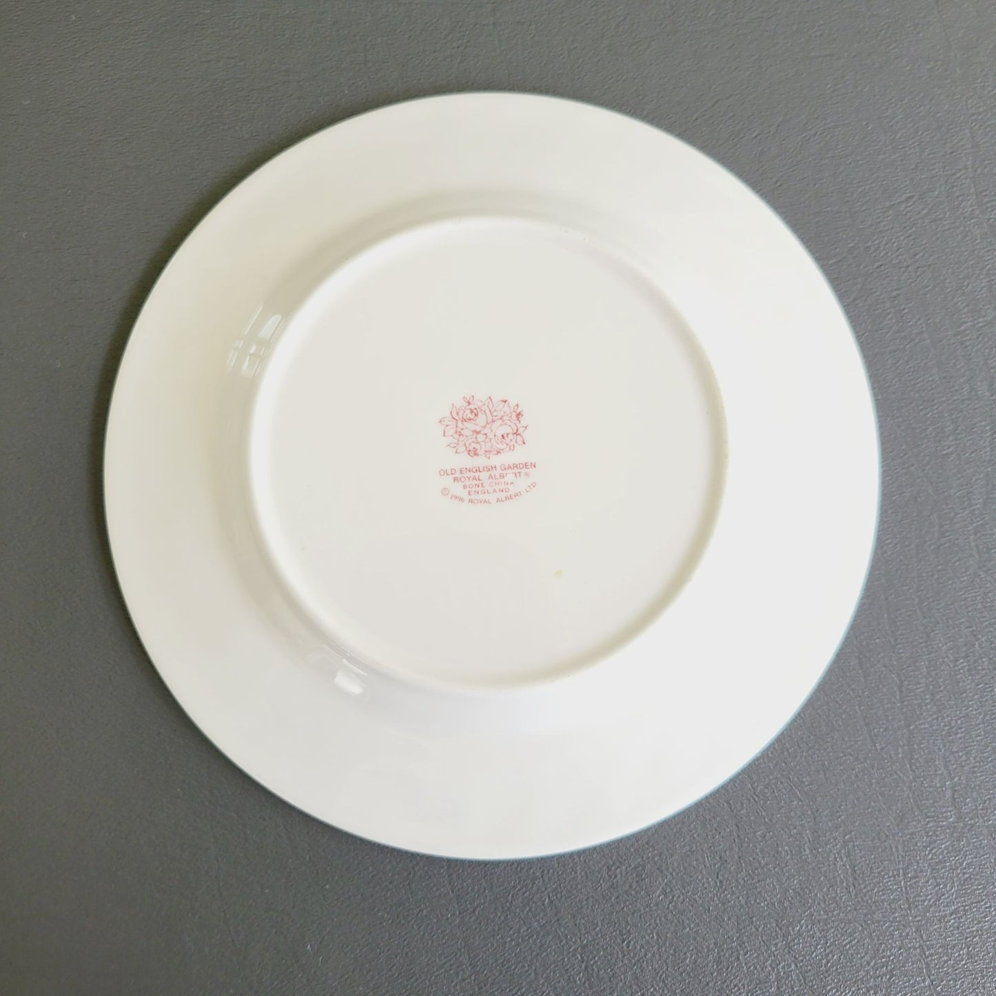 Royal Albert Old English Garden Bread Plate, All White Embossed Roses