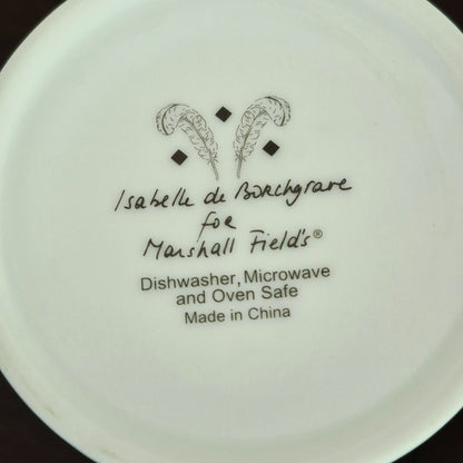 Marshall Fields & Isabelle De Borchgrave Botanical Mug Set