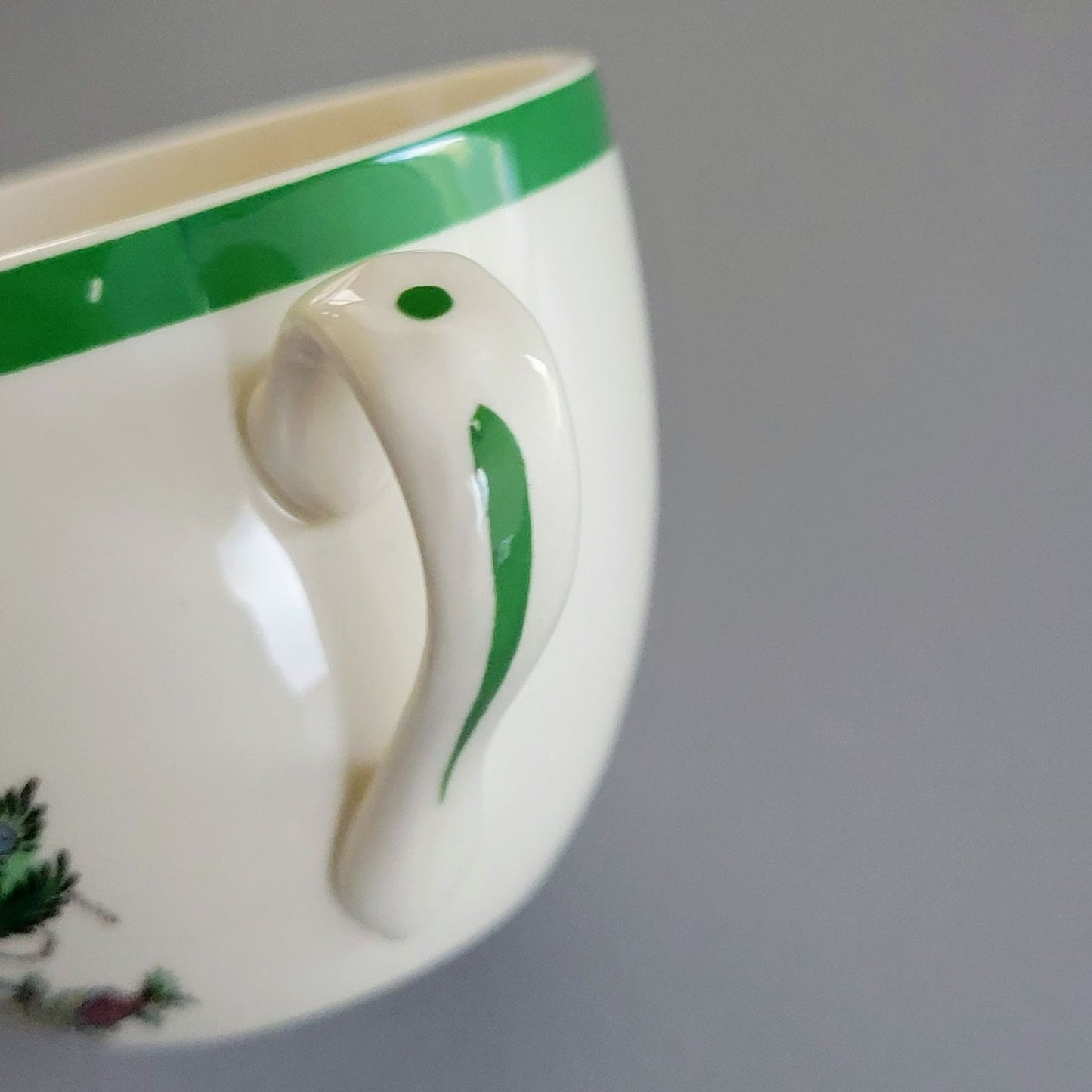 Spode Christmas Tree Cup & Saucer, 2 Sets, England c.1976-89