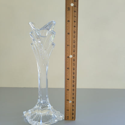 Mikasa Deco Crystal 9" Candlestick Set of 2