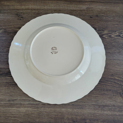 Vernon Kilns May Flower 13" Round Platter c.1940-1953 USA