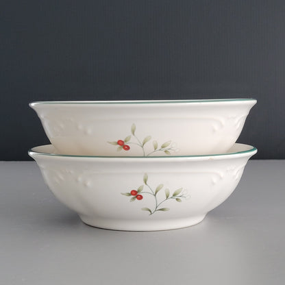 Pfaltzgraff Winterberry Cereal Bowls, Set of 2