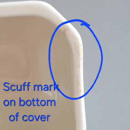 Nikko Christmastime Butter Dish, c.1990s Japan