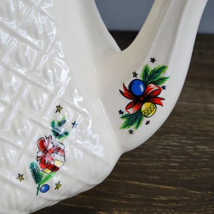 Sadler Christmas Eve Teapot, Made In England