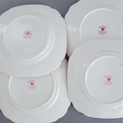 Royal Albert Petit Point Bread Plate, Set of 4, England c.1932-97