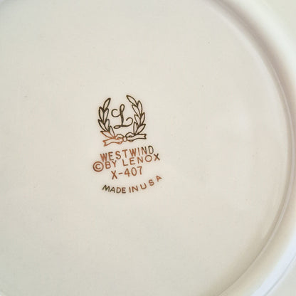 Lenox "Westwind" Bread Plate Set, c.1953-80 USA