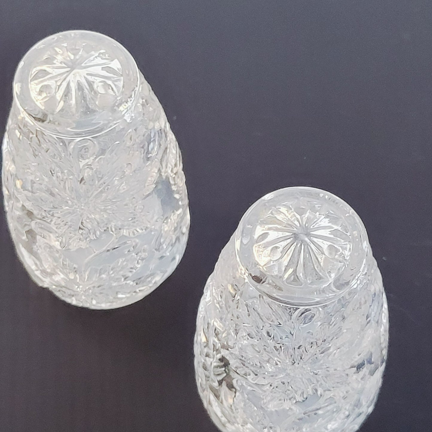 Princess House Fantasia Glass Salt & Pepper Shaker