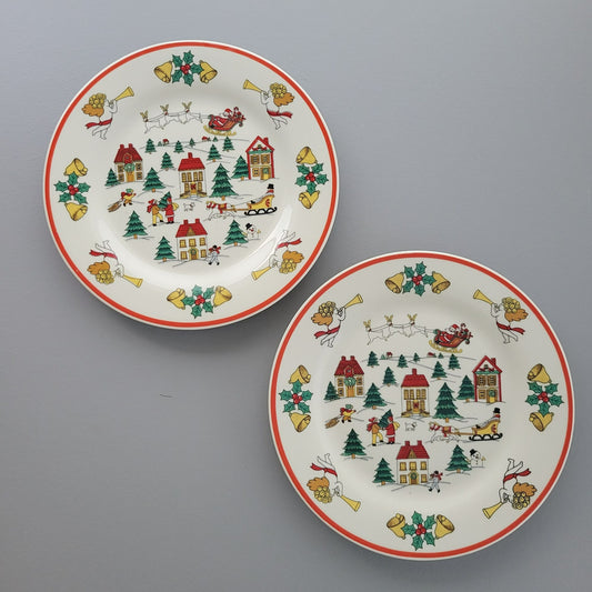Jamestown The Joy of Christmas Salad Plates, Set of 2