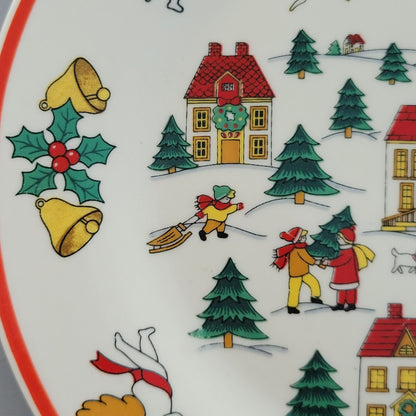 Jamestown The Joy of Christmas Salad Plates, Set of 2