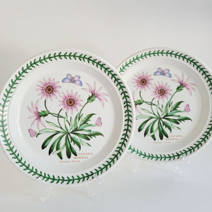 Portmeirion Botanic Garden Treasure Flower Salad Plate, Set of 2